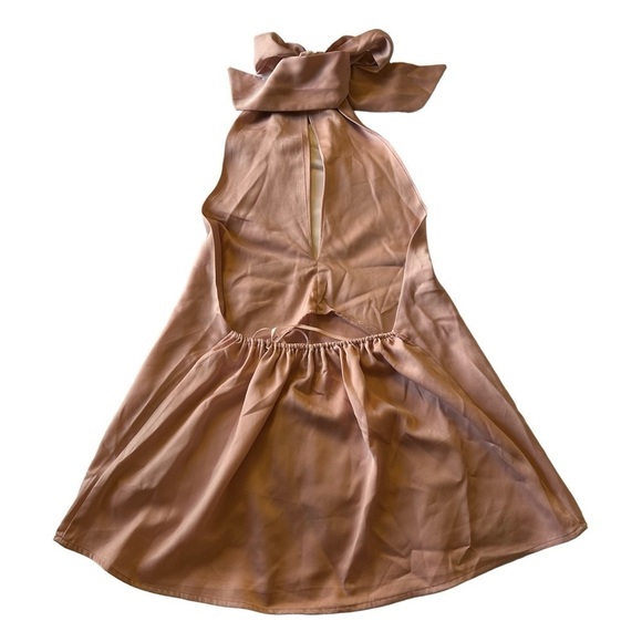 Vici Collection Crossover Halter Satin Blouse in Pink Size XS NWT - Picture 5 of 6